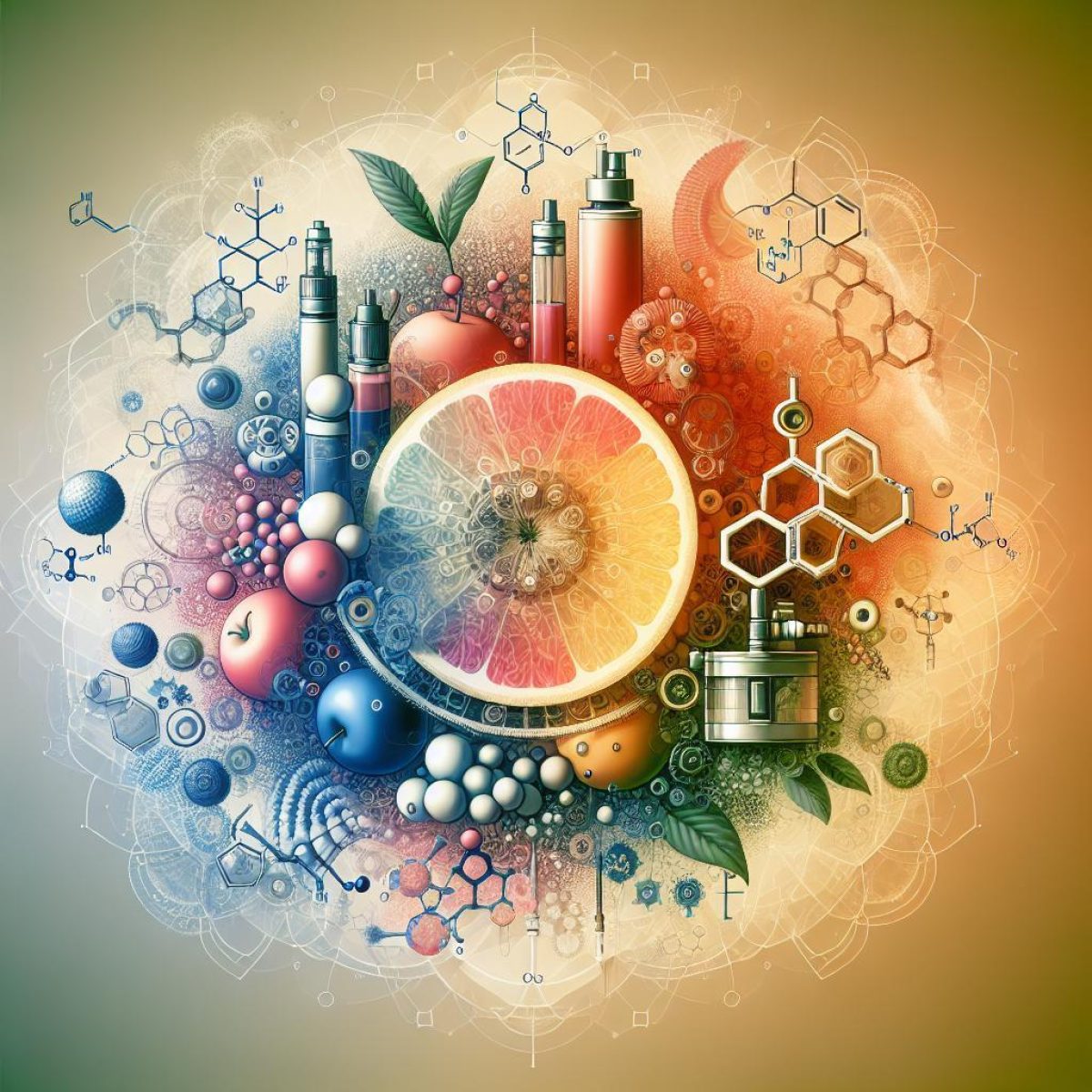 Vape flavor consistency graphic, stable vape taste experience illustration, unfading vape flavor profile - Mastering Vape Flavor Combinations: A How-To Guide - VSHUB24 - E ...