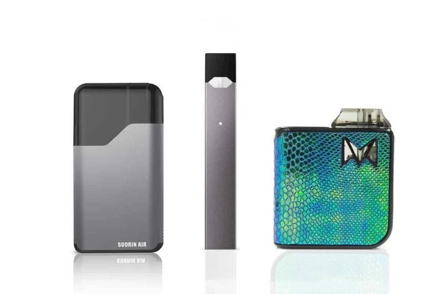 vape brands comparison, three vape devices side by side, vape battle, disposable vape comparison - 3 Best Vape Pod Systems of 2019 Compared | eJuice.Deals
