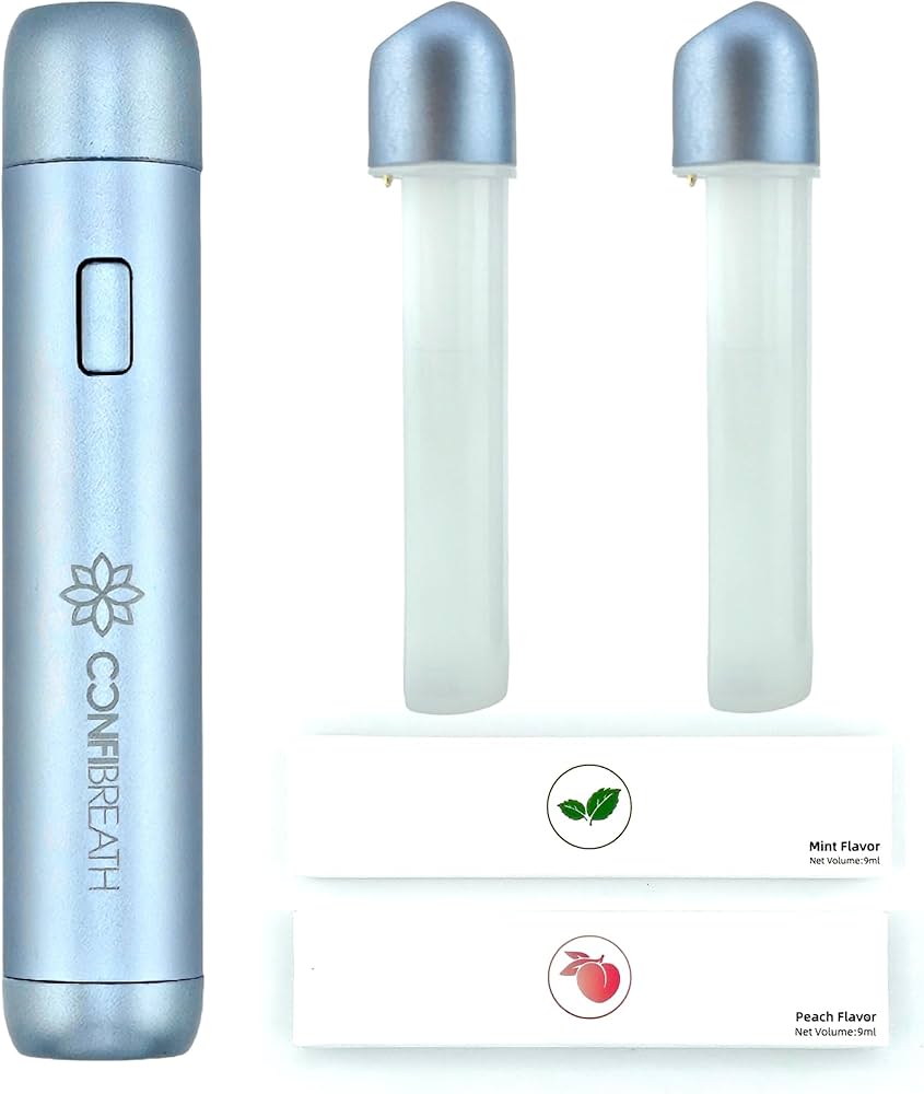 reset vape palate mint, menthol vape to clear taste buds, strong mint flavour vape, mint leaves and vape device - Amazon.com : Electronic Oral Breath Spray USB Type C With 2 ...