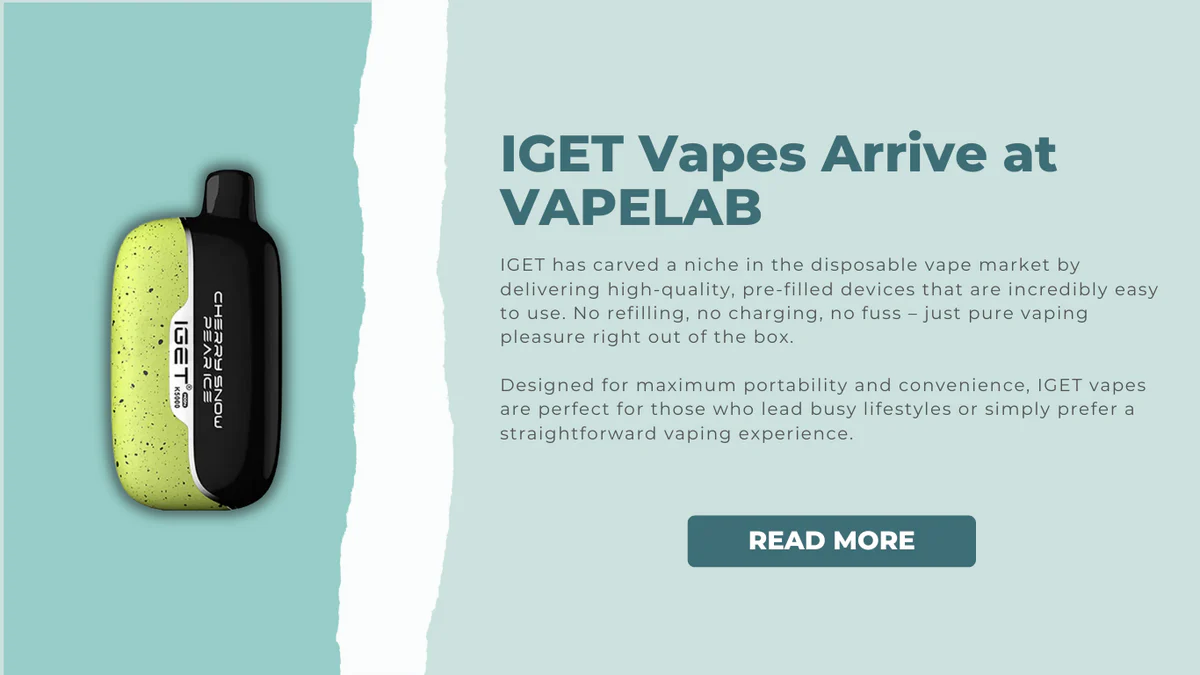 IGET Bar Pro easy experience vape, simple convenient disposable vape, no fuss vaping solution - Shop IGET Vapes Arrive at VAPELAB