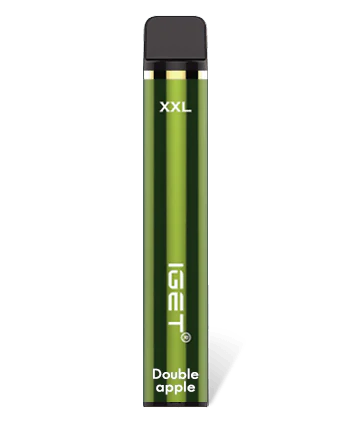IGET Bar Pro Double Apple flavor vape, vape device with red and green apples, double apple e-liquid - IGET XXL - Double Apple - IGET Vapes