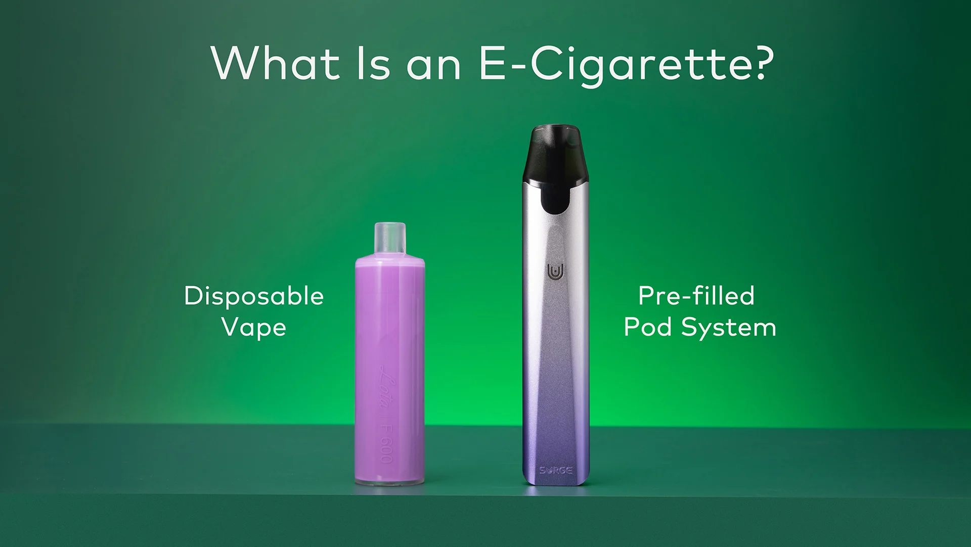 Sleek professional vape vs toy-like vape, discreet vaping device comparison - What Are the Differences Between an E-Cigarette and a Vape Kit?