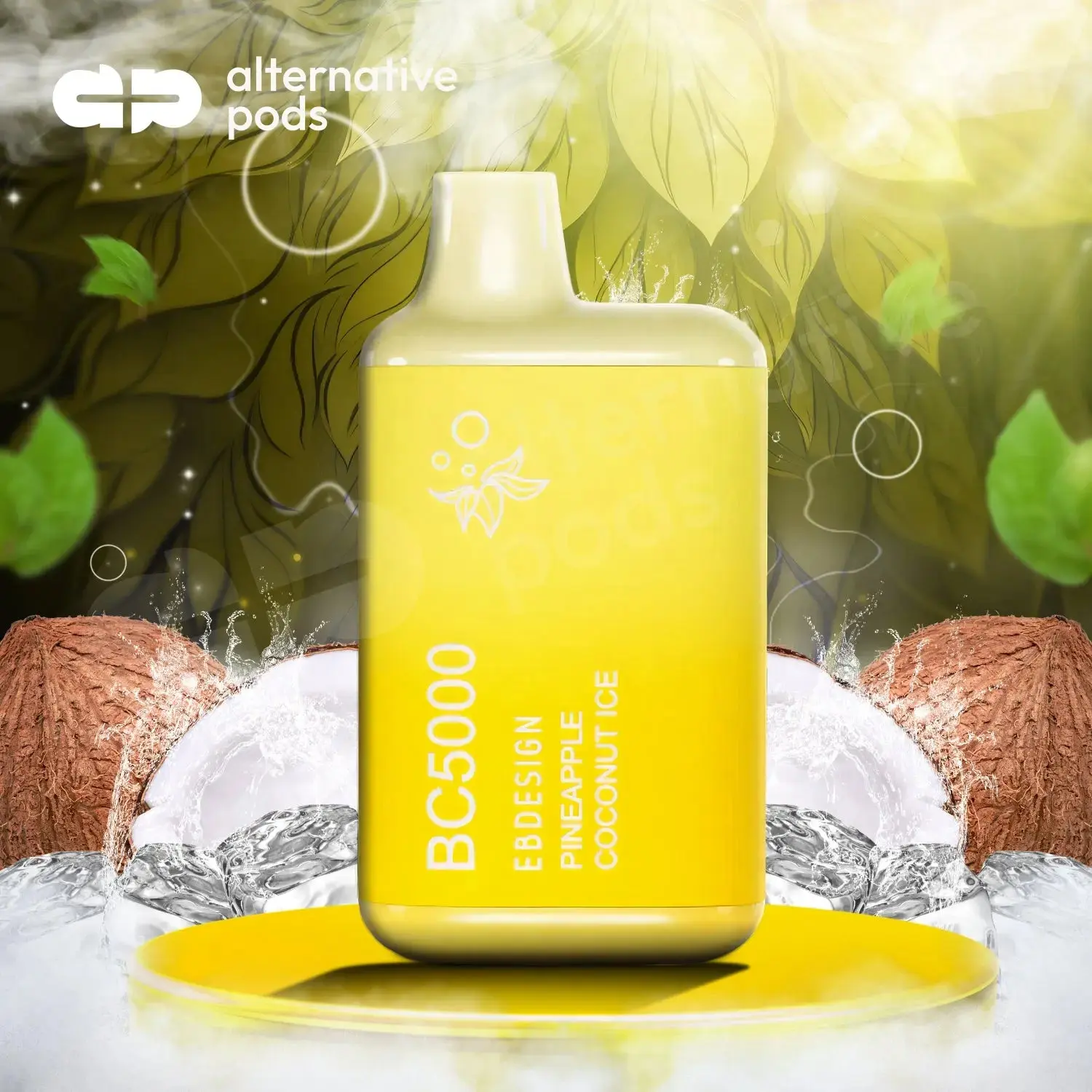 Australian vape preferences, fresh fruity icy vape, tropical vape flavors Australia, vaping sunny day Australia - EBDesign BC5000 Disposable Vape <img class=