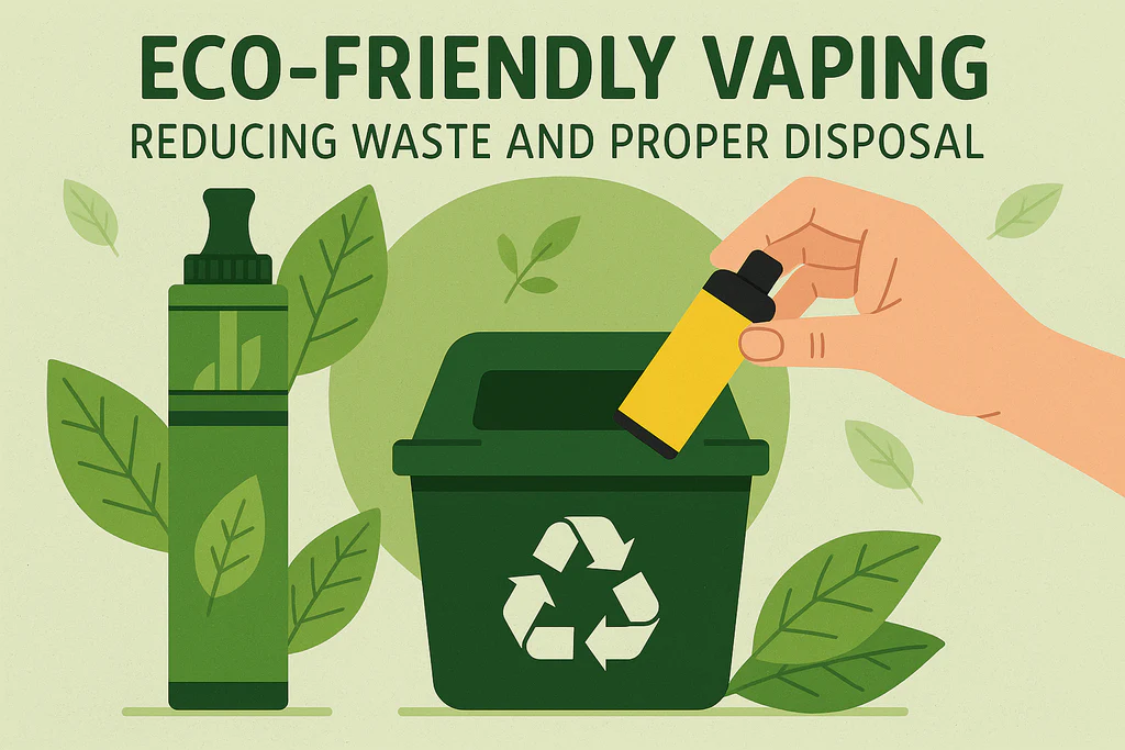 Eco-friendly vape Australia, reduced vape battery waste koala, sustainable vaping solutions - Eco-Friendly Vaping Reducing Waste and Proper Disposal. – Clutch Vape