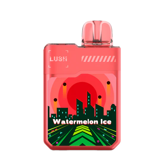 IGET One Lush Ice vape flavor, watermelon menthol vape illustration, icy watermelon vape - Geekbar DigiFlavor Lush Flavors: Ranked Chart