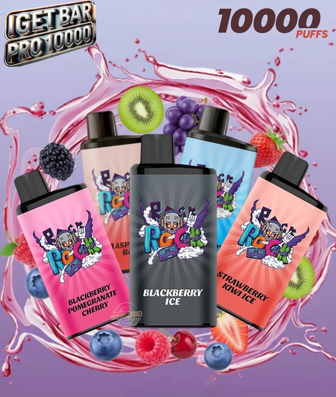 IGET BAR PRO 10000 puffs disposable vape, close up IGET Bar Pro, rugged vape design with graffiti - Best Buy IGET Bar Pro 10000 Puffs Disposbale Online Vape Shop
