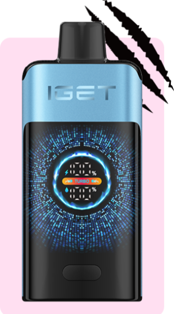 IGET ONE 12000 puffs disposable vape, product shot, classic design, compact, reliable look - IGET ONE 12000 puffs Disposable VapeCHERRY MONSTER