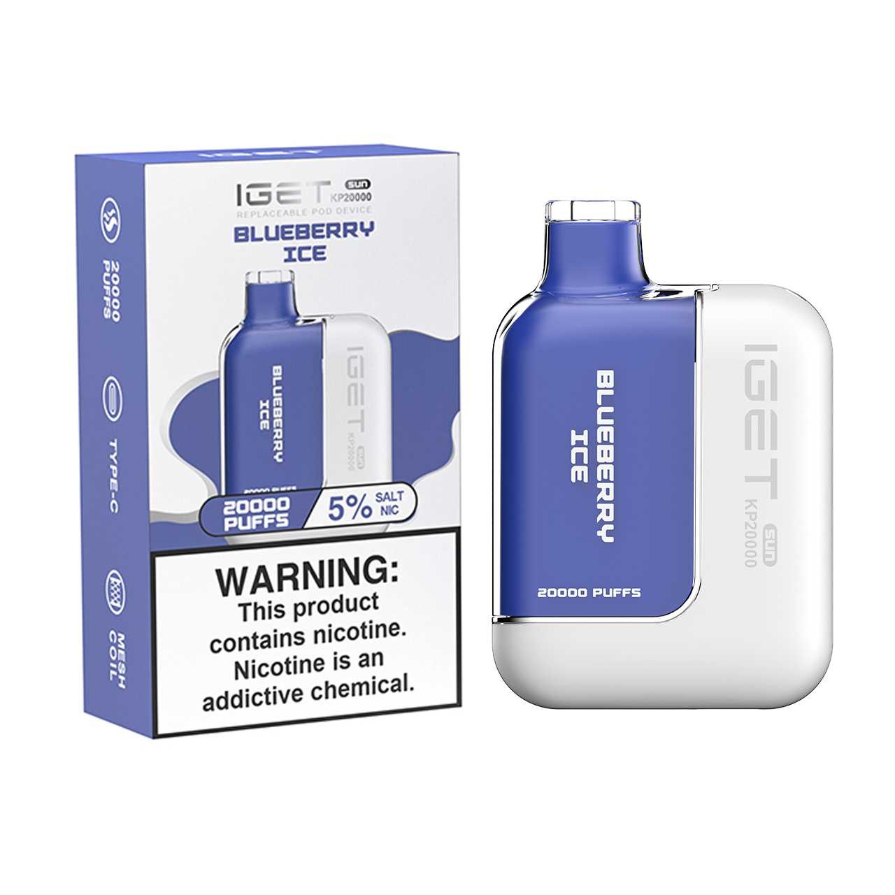 IGET - IGET Sun KP20000 Replaceable Disposable Device (20k Puffs)