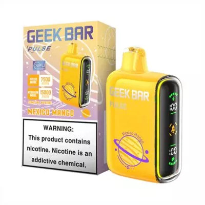 Mexico Mango vape flavor, tropical holiday vape, ripe mango disposable vape, UMIN Geek Bar Mango - Mexico Mango | Geek Bar Pulse Vape | EZPUFF