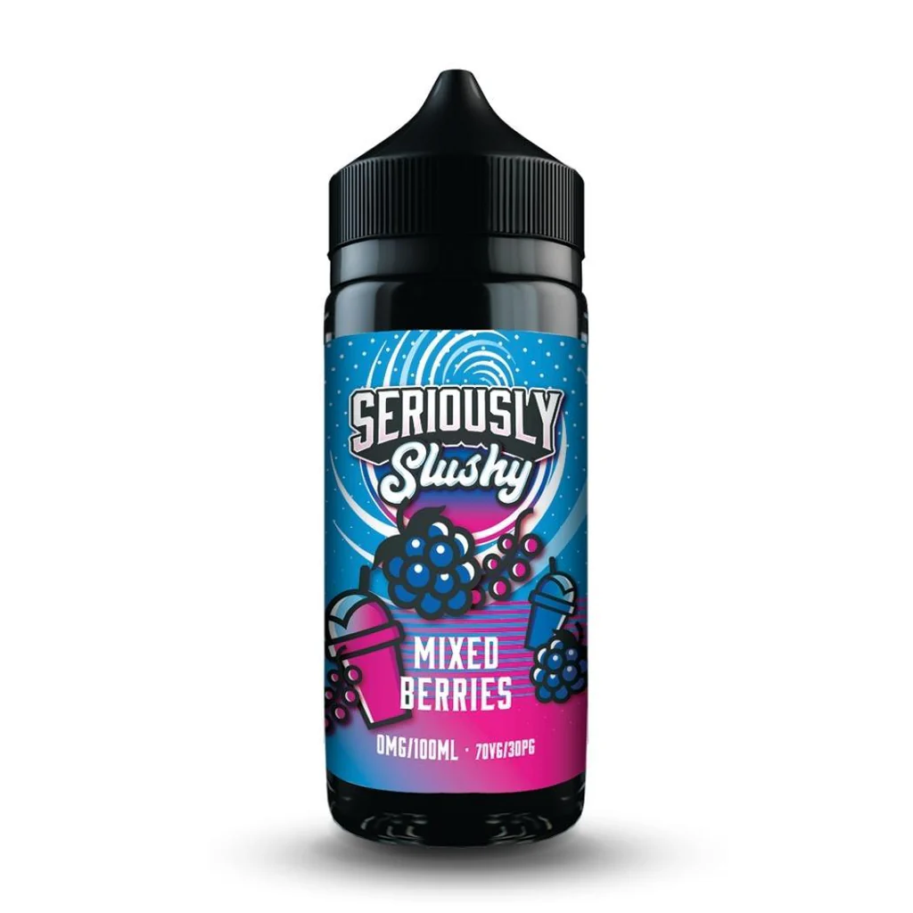 Mixed Berries vape flavor, sophisticated berry e-liquid, sweet and sour vape - Mixed Berries 100ml Shortfill by Seriosuly Slushy - Vape Direct