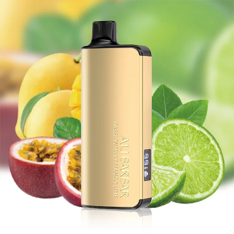 Alibarbar INGOT 9000 Passionfruit Mango Lime vape, tropical fruit vape flavor, passionfruit mango lime ingredients - ALIBARBAR INGOT Passionfruit Mango Lime 9000 Puffs - Vapes shop ...
