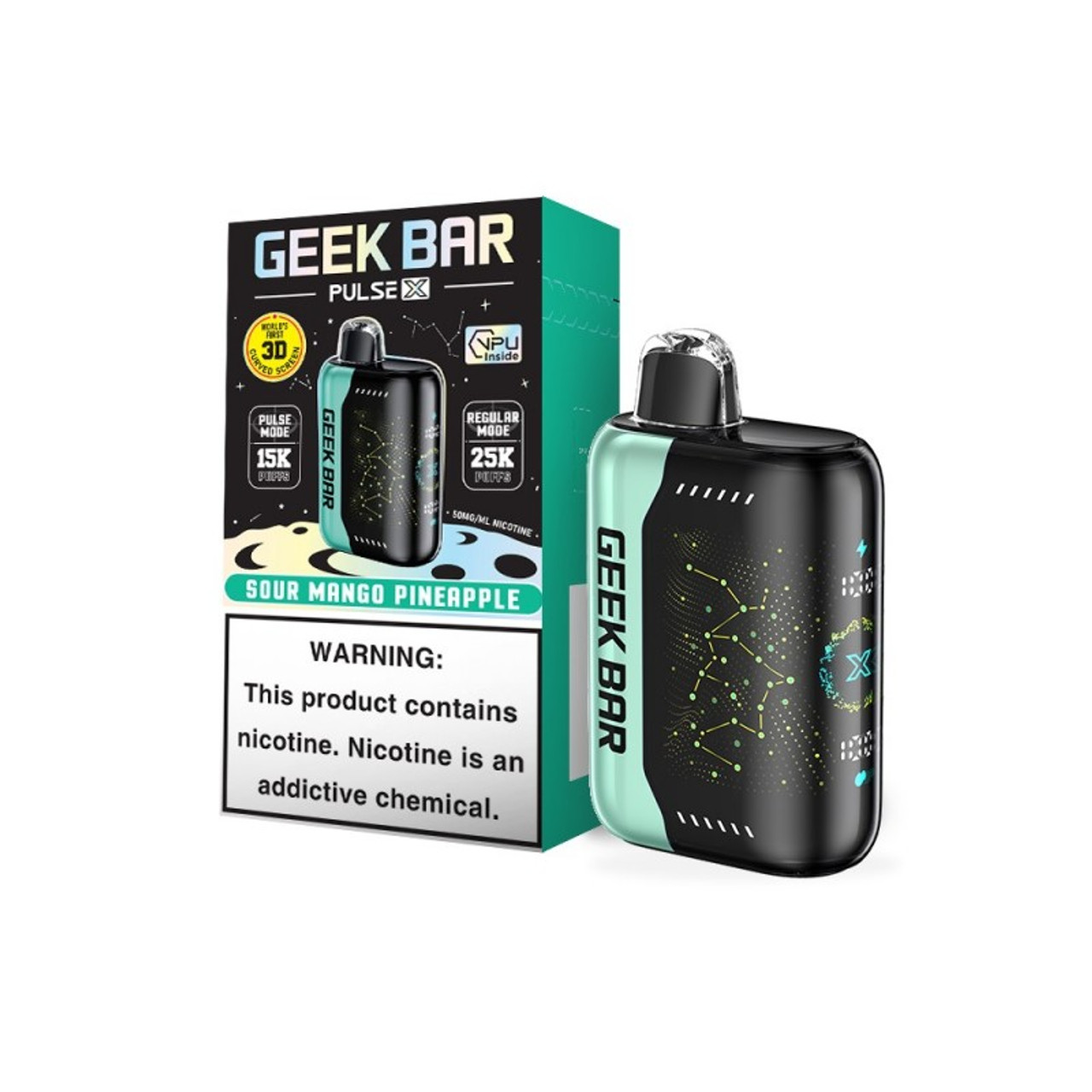 UMIN Geek Bar Pulse X 25000 Puffs vape, highest capacity disposable vape, powerful long-lasting e-cigarette - Geek Bar Pulse X 25K - <img class=