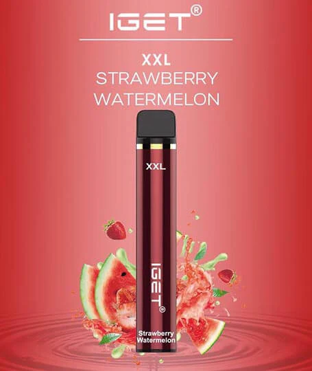 IGET BAR PRO Strawberry Watermelon Ice vape, popular fruity ice vape flavor, strawberry watermelon IGET - IGET XXL Vape - Strawberry Watermelon -1800 Puffs – Vape Here