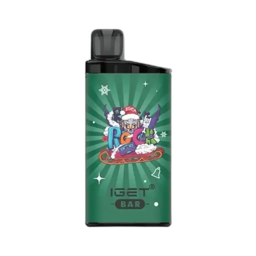 IGET BAR PRO Disposable Vape product shot, premium high capacity vape, gold standard disposable vape - IGET BAR Blackberry Raspberry Lemon - 3500 Puffs Vape
