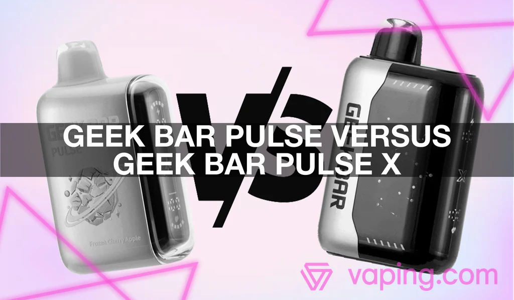Geek Bar Pulse X portability comparison, disposable vape size difference, vape in pocket vs bag, IGET BAR PRO compact vape - Geek Bar Pulse versus Geek Bar Pulse X