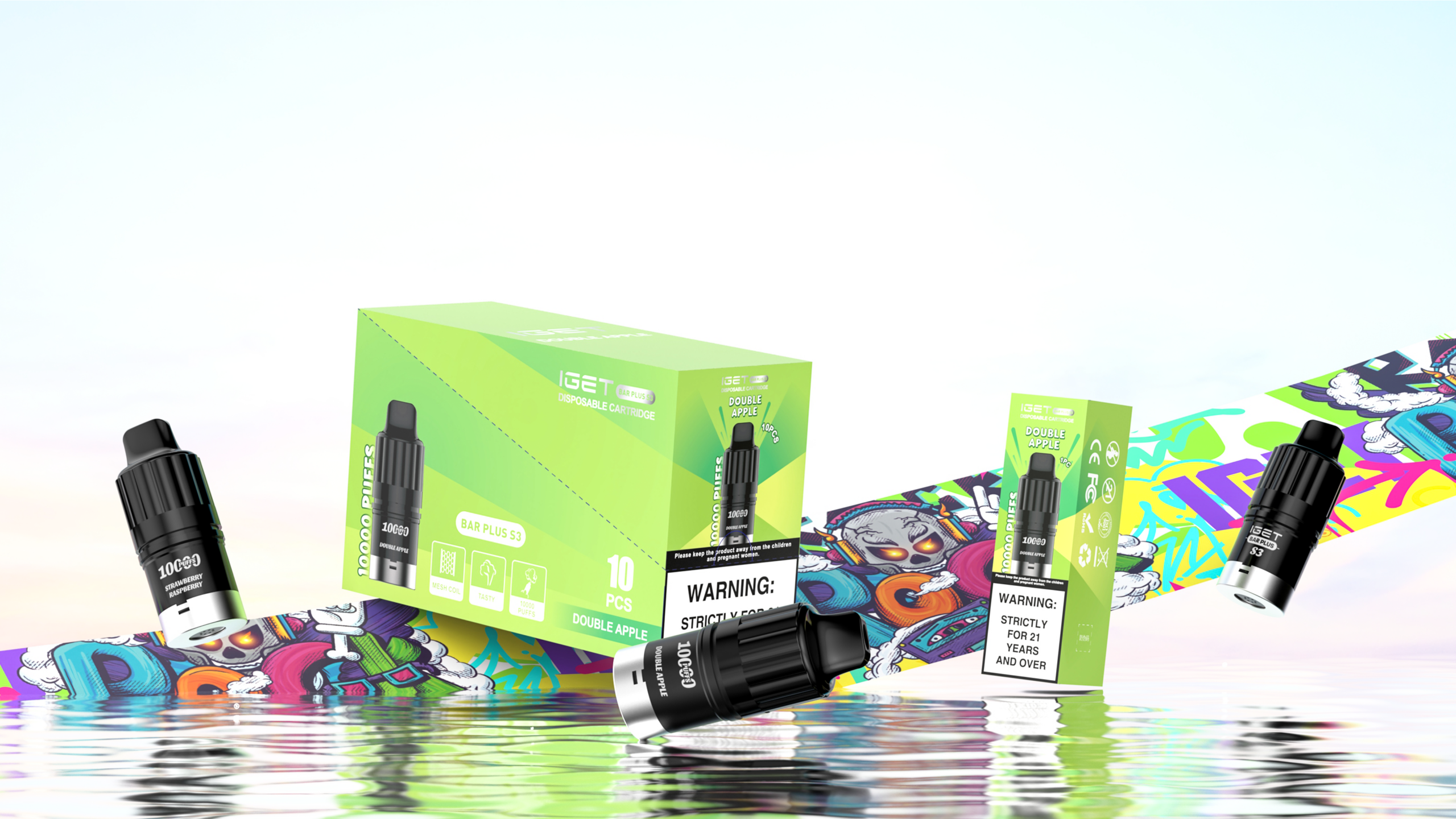 IGET BAR PLUS S3 pod system, rechargeable vape pod system Australia, sustainable pre-filled vape pods - IGET BAR PLUS S3 Pod: Sustainable Vaping & Eco-Friendly in Australia