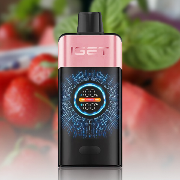 IGET ONE 12000 puffs disposable vape, reliable high-capacity vape, classic mega puff disposable, popular Australian vape - IGET One 12000 Puffs Strawberry Watermelon Ice | VAPE WAREHOUSE