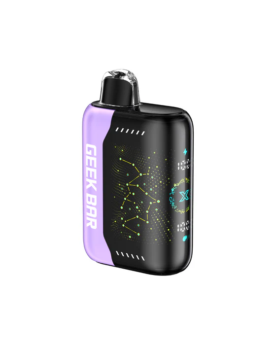 Umin Pulse X 3D curved screen, vape starry sky UI animation, glowing vape display, real-time e-liquid battery vape - Geek Bar Pulse X vape disposable | 25k Puffs | 3D Curved LED ...
