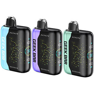 Geek Bar Pulse X 25000 smart screen display, vape dashboard battery liquid level, 3D curved screen disposable vape interface - Geek Bar Pulse X 25000 Disposable | Retail <img src=
