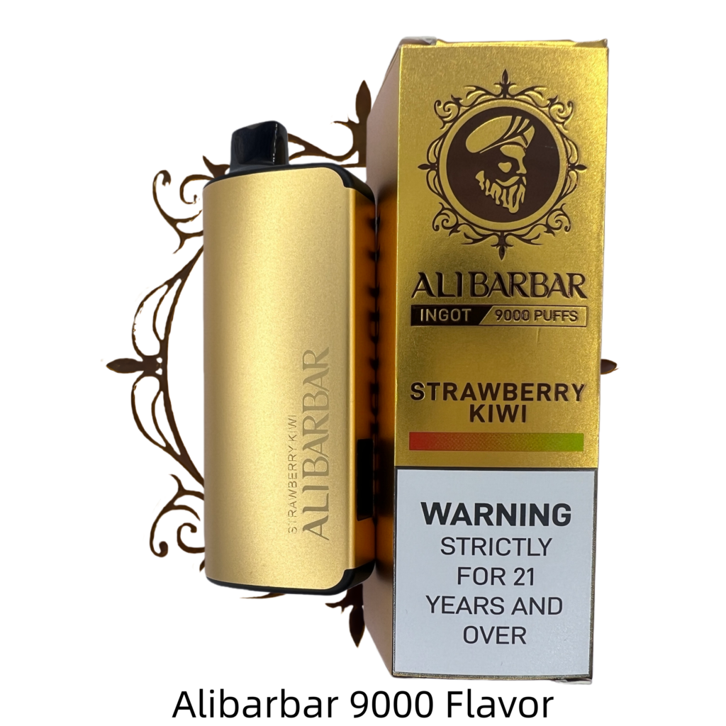 Strawberry Kiwi vape flavor, Alibarbar Ingot strawberry kiwi, disposable vape with strawberries and kiwi - Alibarbar Ingot 9000 STRAWBERRY KIWI - Alibarbar Ingot 9000