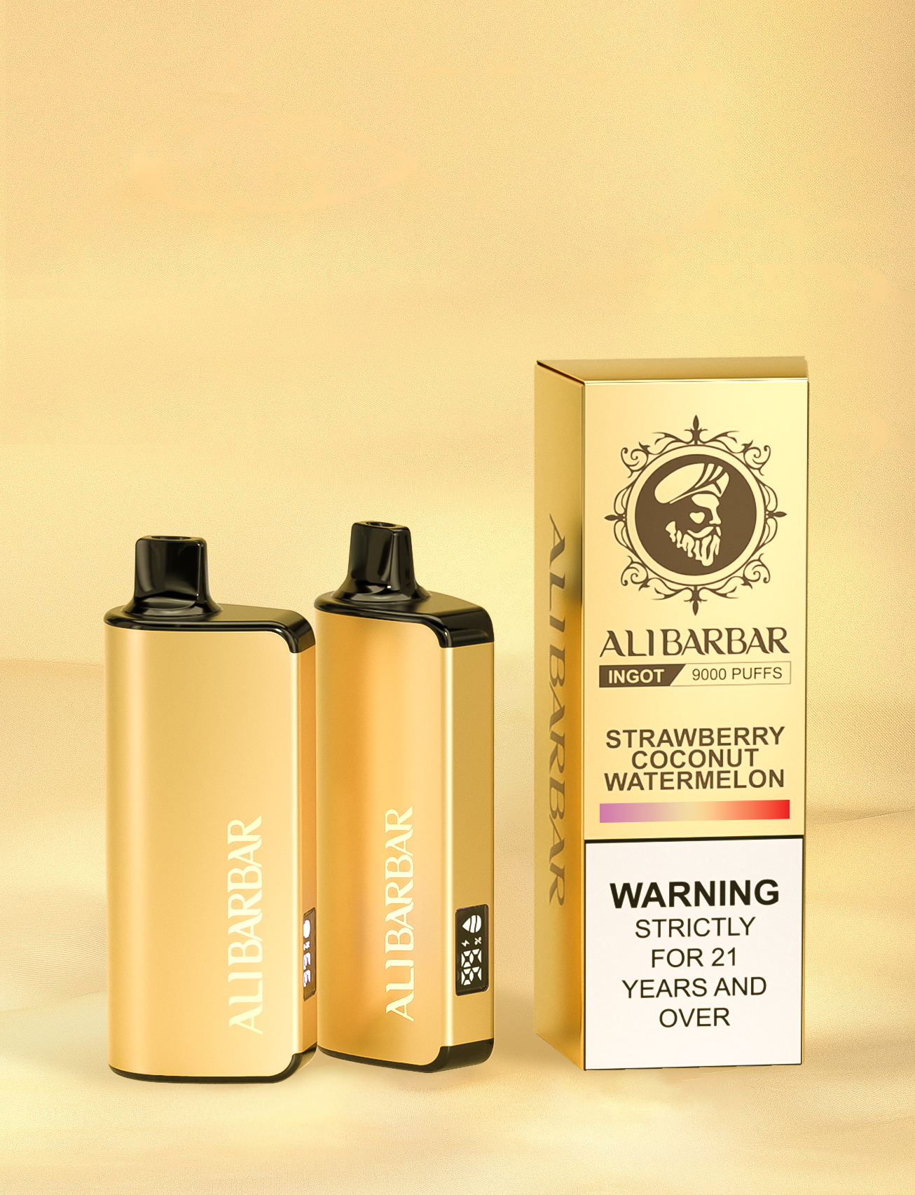 Alibarbar - Mystery Flavors Kiwi Pineapple Alibarbar INGOT 20000 Vape ...