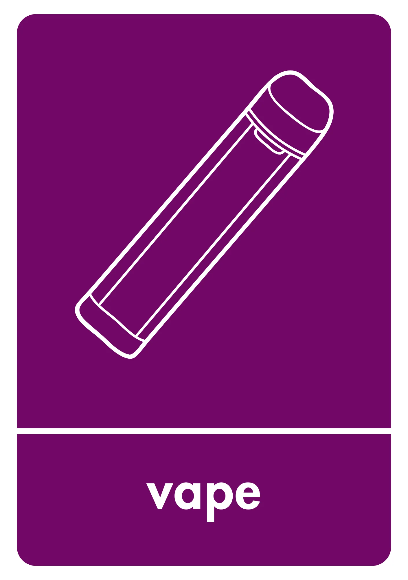 a5vaperecyclingsticker