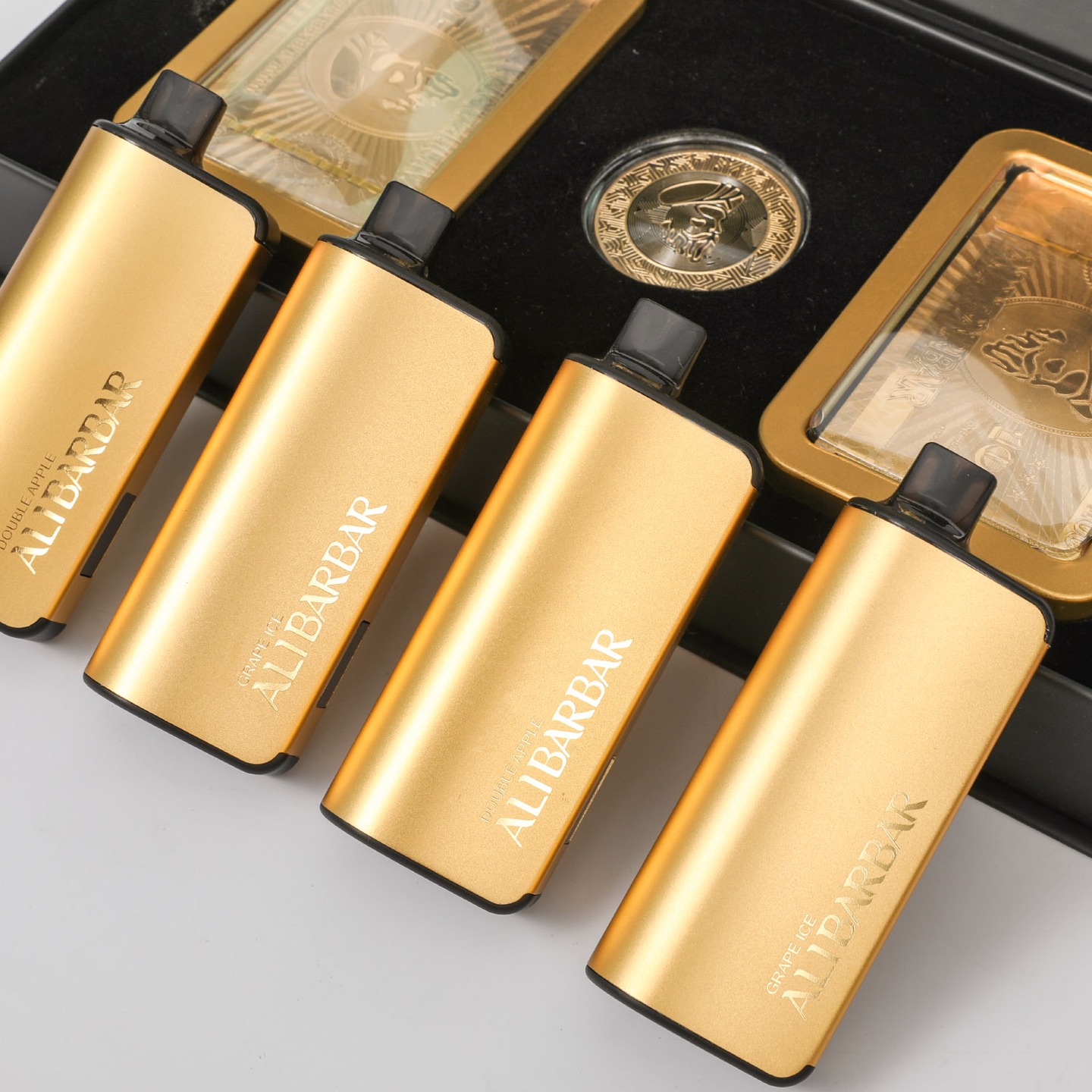 Alibarbar INGOT 9000 gold bar vape, metallic luxury disposable vape, unique vape design - Alibarbar INGOT 9000 Review: Top