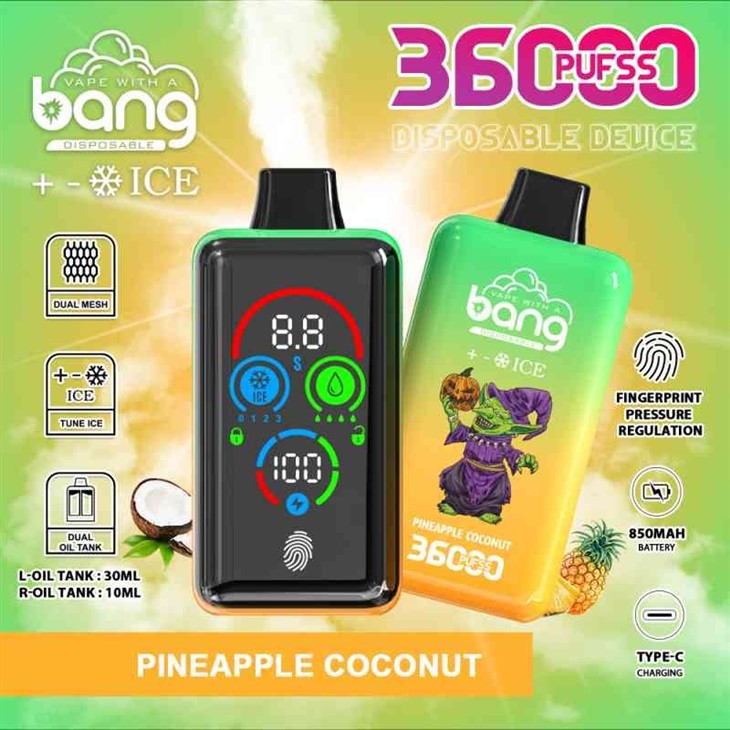 Smart screen vape benefits, dual-core mesh coil vape, vape user control, enhanced flavor vape technology - China Customized Bang 36000 Smart Screen Manufacturers, Factory ...