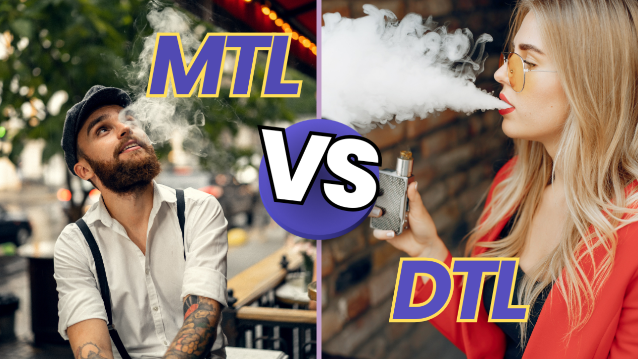 vape cloud vs flavor, vaping styles comparison, disposable vape dilemma, massive vapor vs tight draw - Cigarette-Style or Cloud-Chasing? Decoding MTL and DTL Vaping