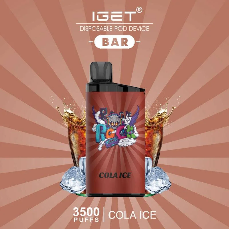 iget moon vape vs umin vape cola flavor, disposable vape comparison cola, fizzy cola vape devices - IGET BAR COLA ICE 3500 Puffs Disposable Vape - Vapes shop | Vape ...