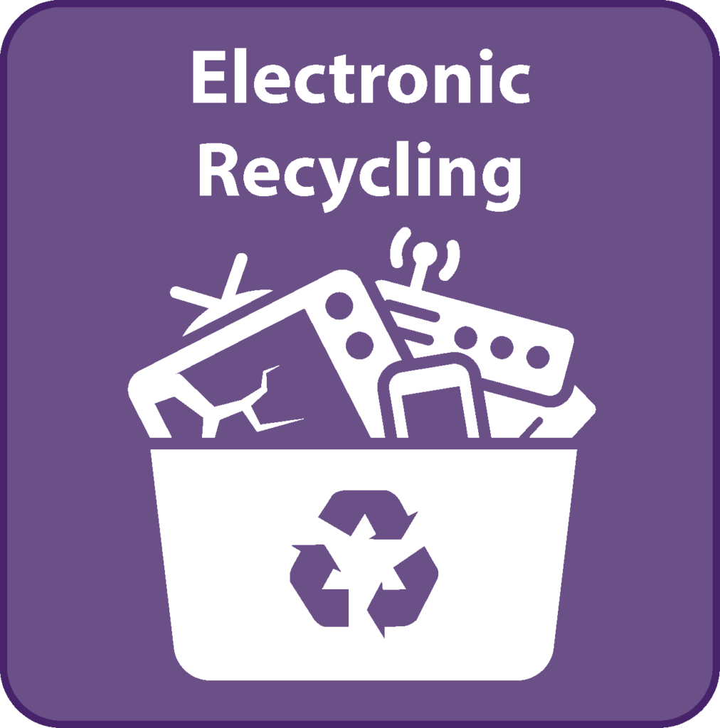 electronic recycling button