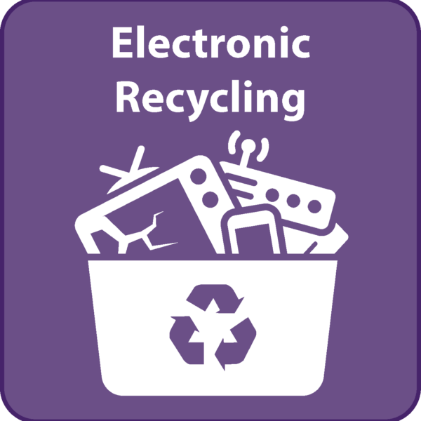 electronic recycling button