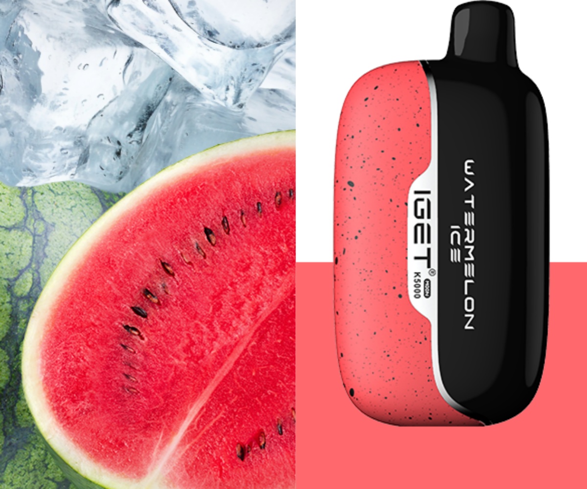 iGet Moon K5000 Puffs disposable vape, smooth exotic fruit vape, modern disposable vape design - Iget Moon K Series Disposable Vape | Ergonomic Cobble Design MTL Pod