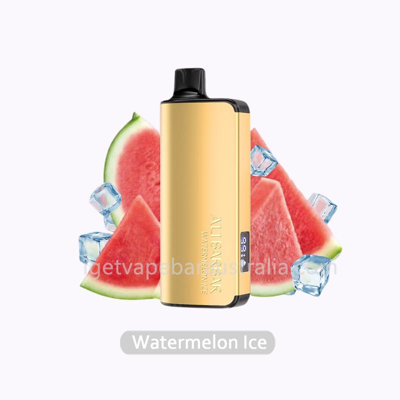 Alibarbar INGOT 9000 Watermelon Ice vape, aggressive cooling disposable vape - Ultra Vape Alibarbar Ingot 9000 Puffs - Watermelon Ice (1 Pack / 5 ...