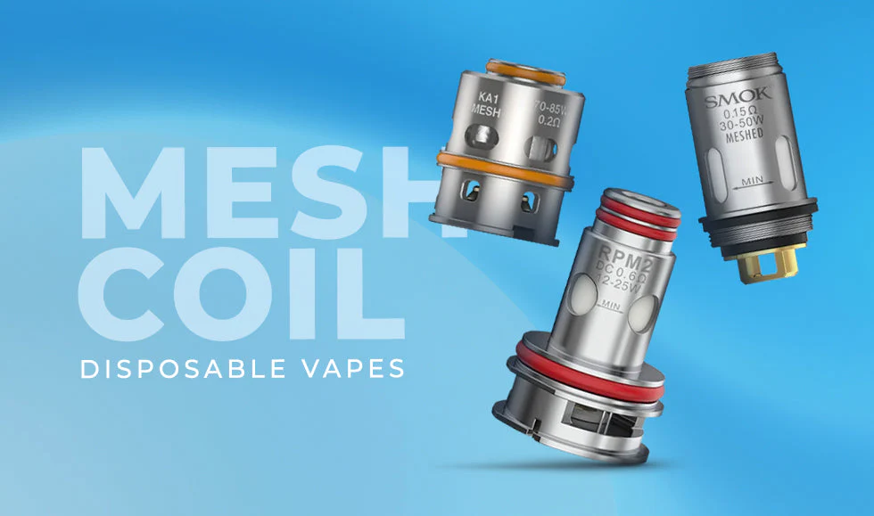 vape mesh coil system, dense vape clouds, consistent vape flavor technology - Mesh Coil Disposable Vapes: Better Flavor and Performance