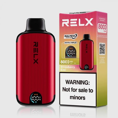 vape warehouse inventory management, quality control inspection disposable vapes Australia - RELX MagicGo 8000 Puffs Strawberry Kiwi | VAPE WAREHOUSE