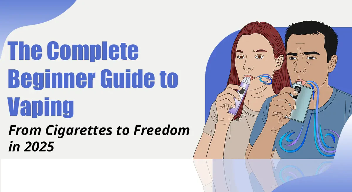 Happy beginner vape user, Safe vaping experience, Newbie guide vaping - Everything You Need to Know About Vaping: A Beginner