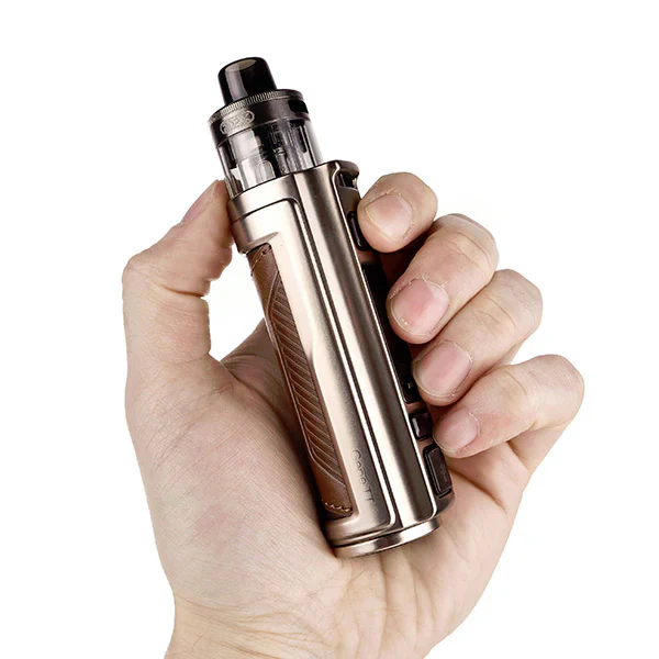 close-up aluminum alloy vape, durable metallic e-cigarette, premium metal vape texture - Cheap Vape Starter Kits | E-Cigarette & Vape Pen Starter Kits | Canada