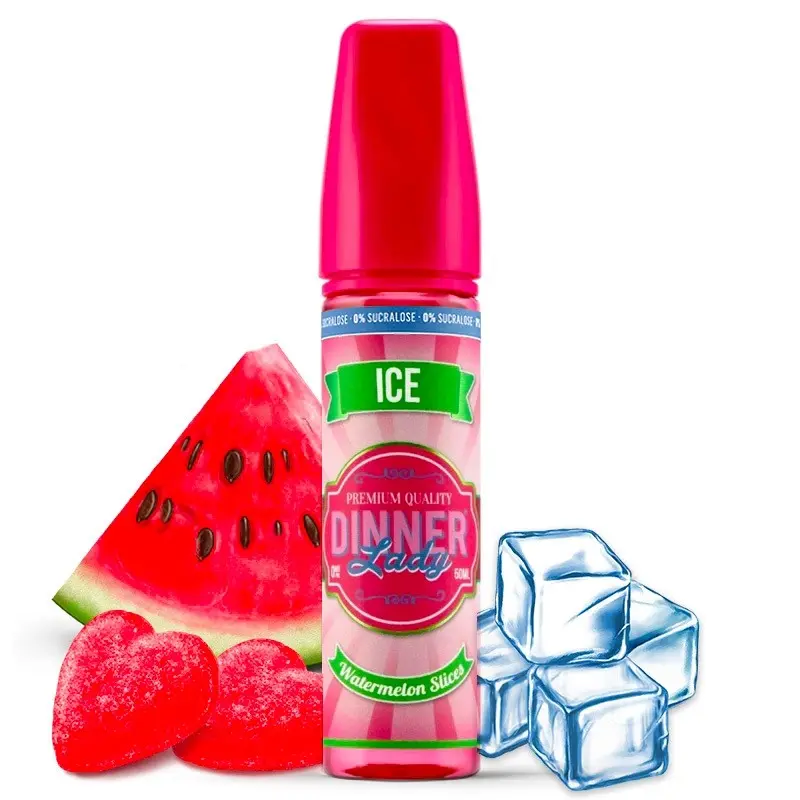 Watermelon Ice vape flavor, watermelon vape, icy fruit vape, watermelon slices with ice - Watermelon Slices Ice - Dinner Lady | 60ML Vape Juice | 3MG,6MG ...