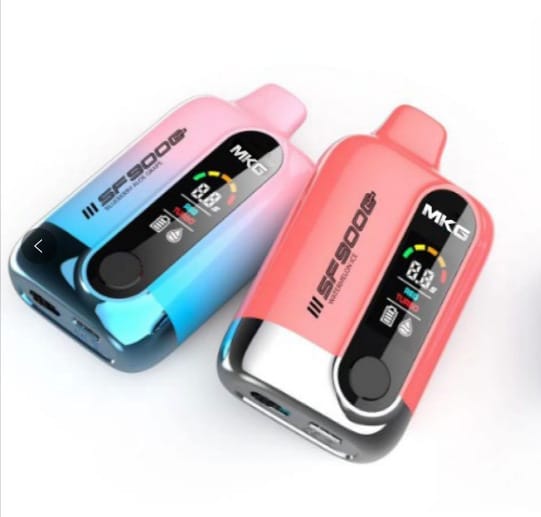 vape with digital screen battery and e-liquid indicator, smart disposable vape display, Umin 10000 screen - MKG Classic Style Smart Digital Display 15 ml 10000 puffs ...