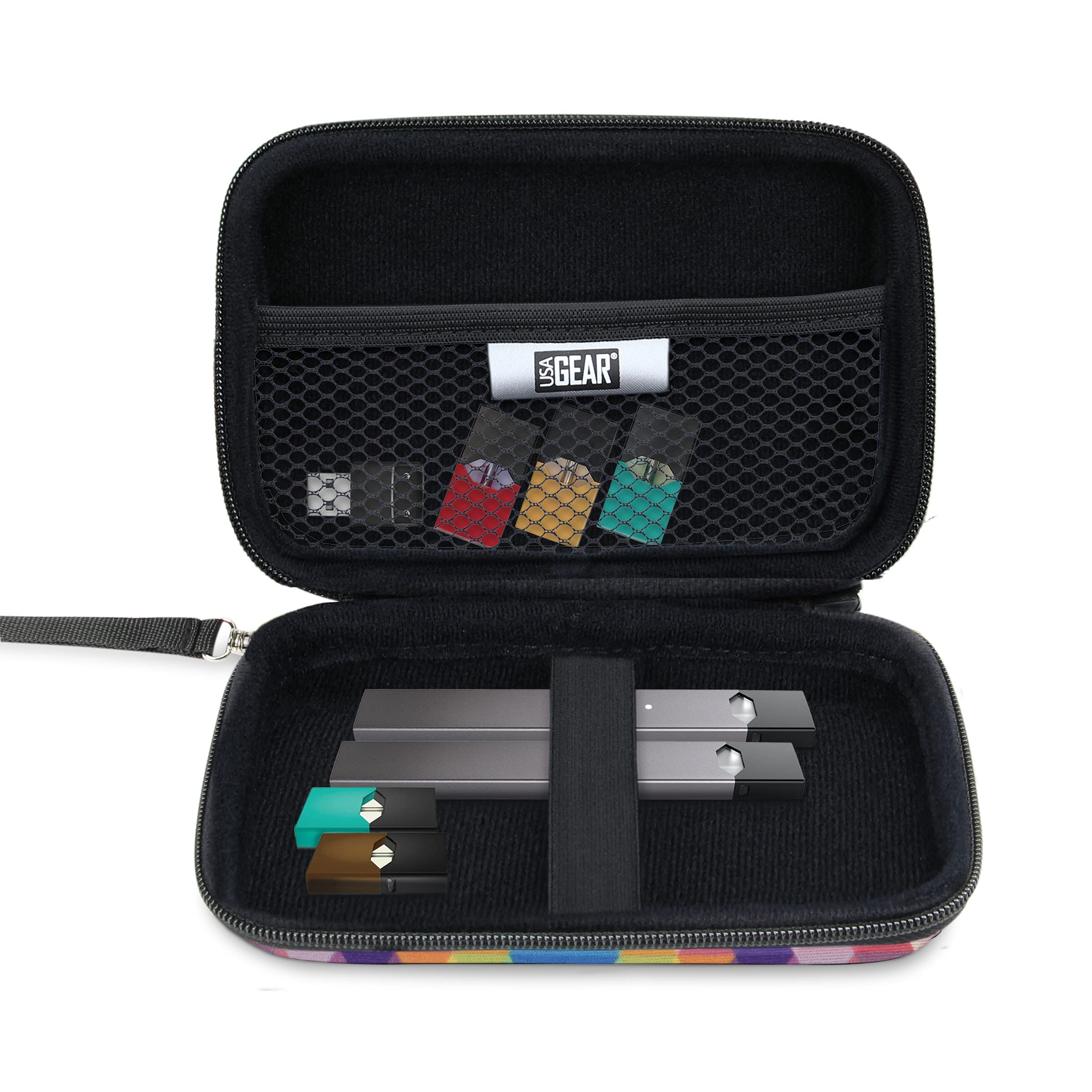 vape carrying case, clean vape storage, disposable vape accessories, hygienic vape keeping - Amazon.com: USA Gear Vape Case for Pen, Rechargeable Battery ...