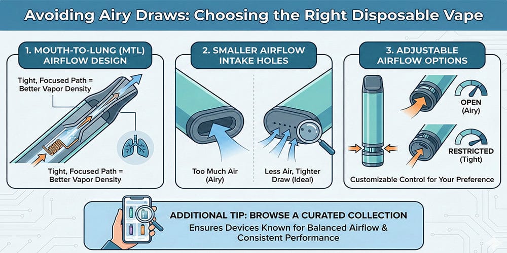 disposable vape to avoid airy