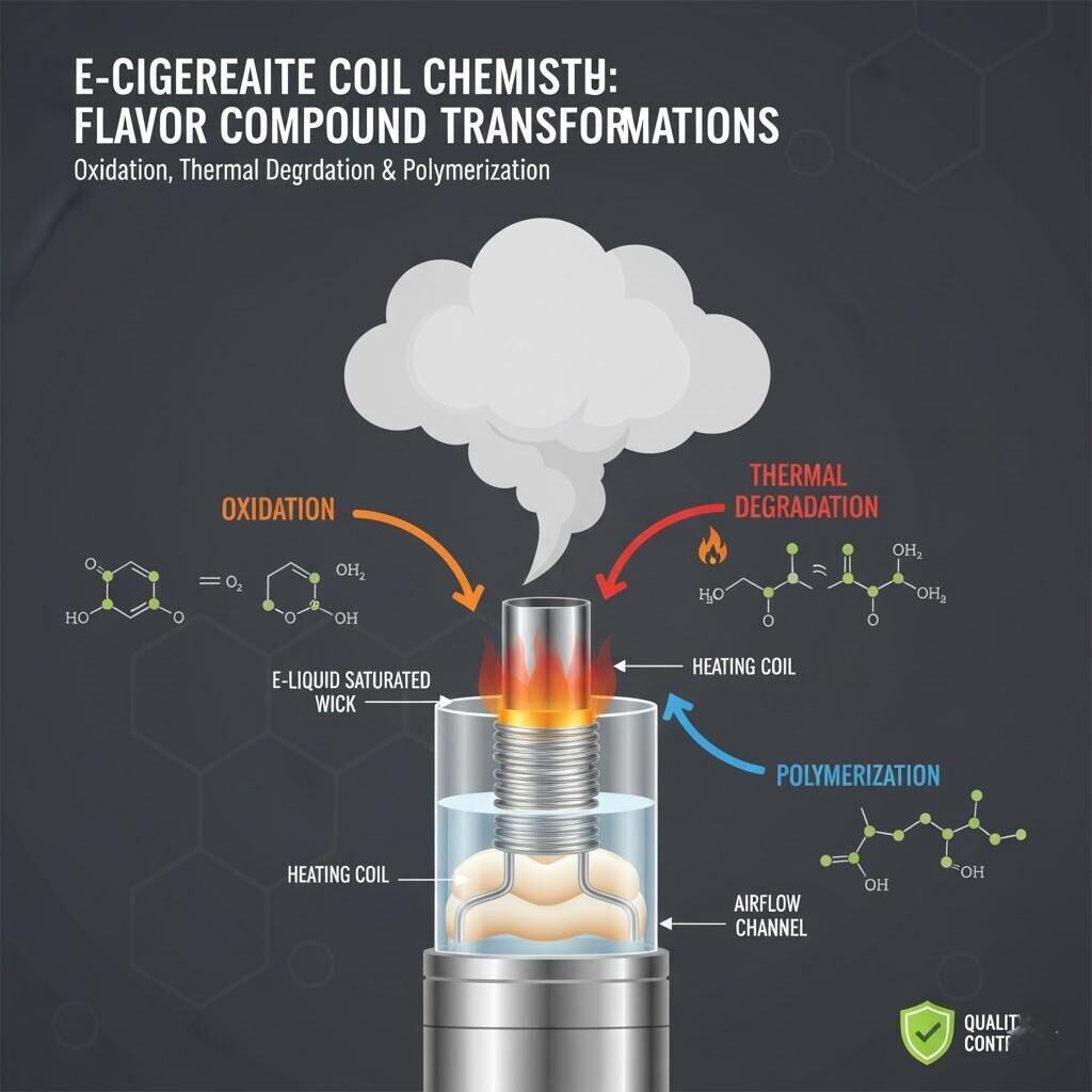 e-liquid oxidation vape degradation chemistry light exposure, nicotine flavor breakdown - Flavor Ingredients to Avoid in E-liquids: A Technical and ...