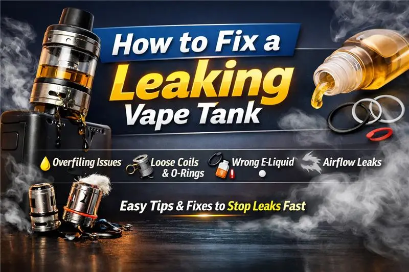 how to fix a leaking vape tank