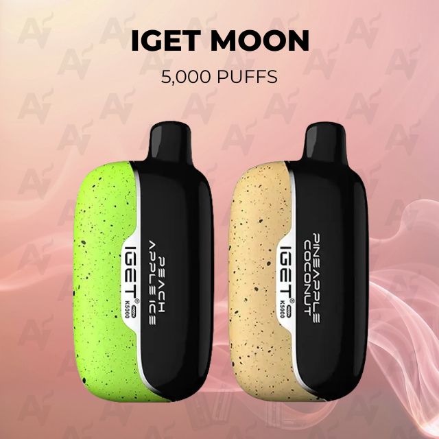 Iget Moon K5000 disposable vape, Iget Moon vape Australia, pebble-like vape design, consistent vape - IGET Moon K5000 Review: A Legend. Is It Time to Upgrade?
